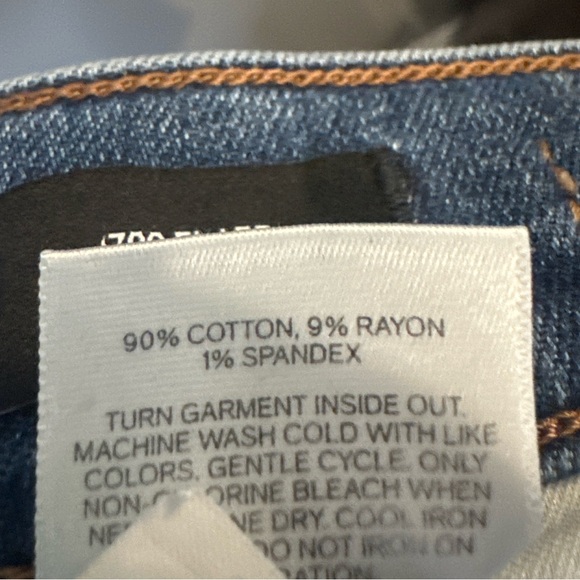 Express 70s Flare Jeans 12R Mid Rise Horsebit Detail Boho Western Retro Denim - Picture 7 of 7